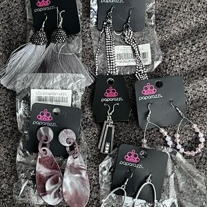 NWT Lot 6 pairs Paparazzi dangle drop Earrings